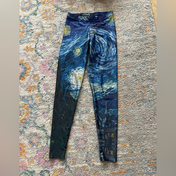 RARE blackmilk starry night leggings medium - Picture 3 of 3